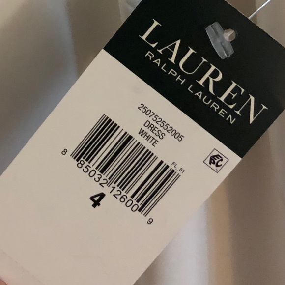 Pearl White Raulph Lauren Dress size 4 - Picture 7 of 8